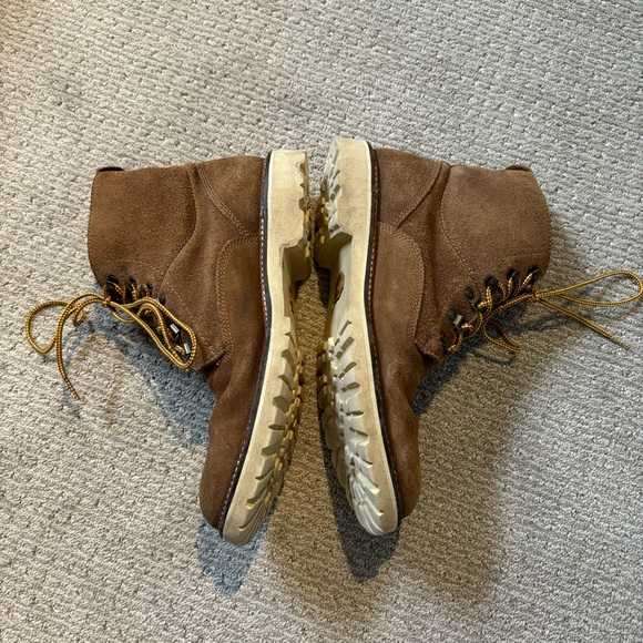 Mens Sperry Top Sider Gold Cup Lug Lace Boot Tan Suede - Picture 7 of 7